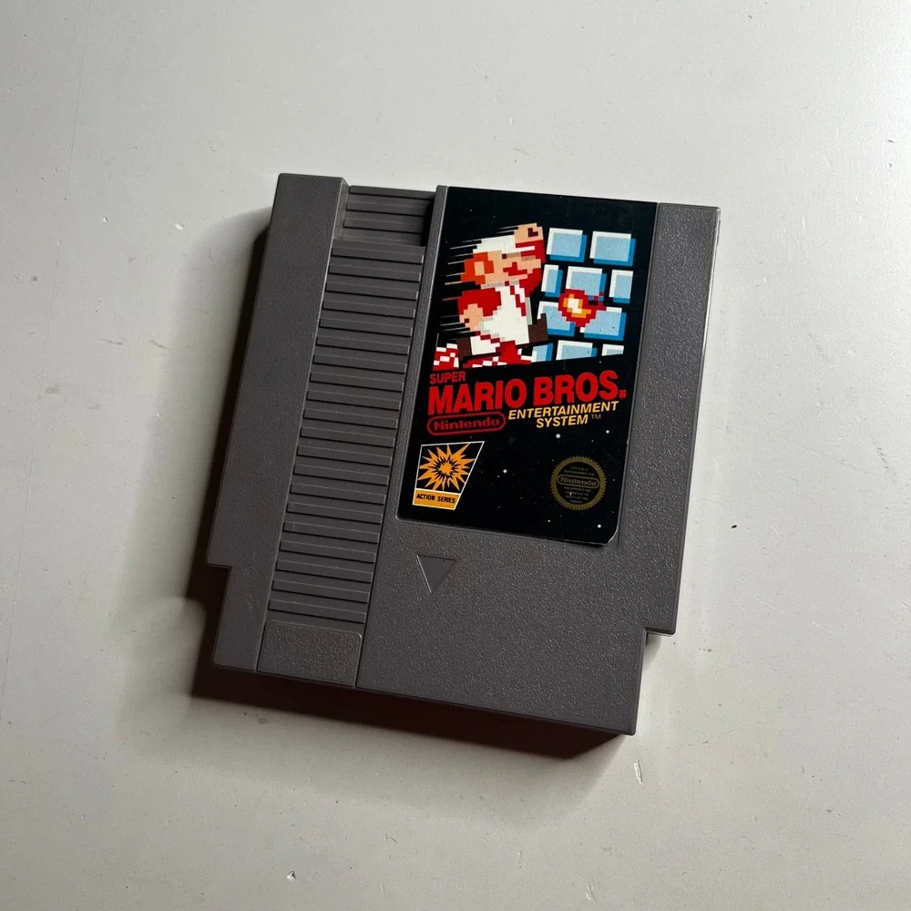 Super Mario Bros Nintendo NES Game Cartridge 3-Screw Action Series Retro Classic